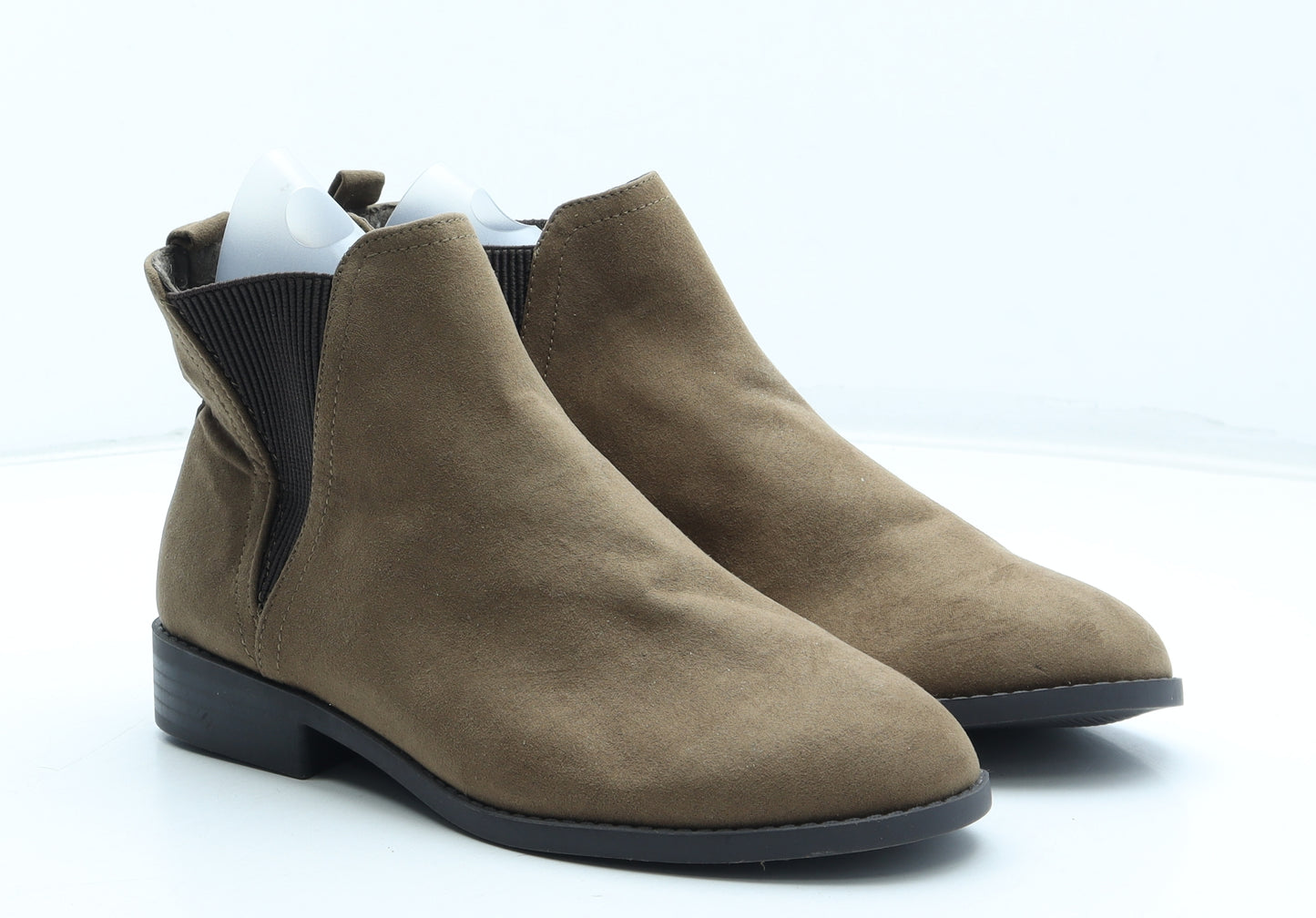 Primark Womens Beige Polyurethane Chelsea Boot UK