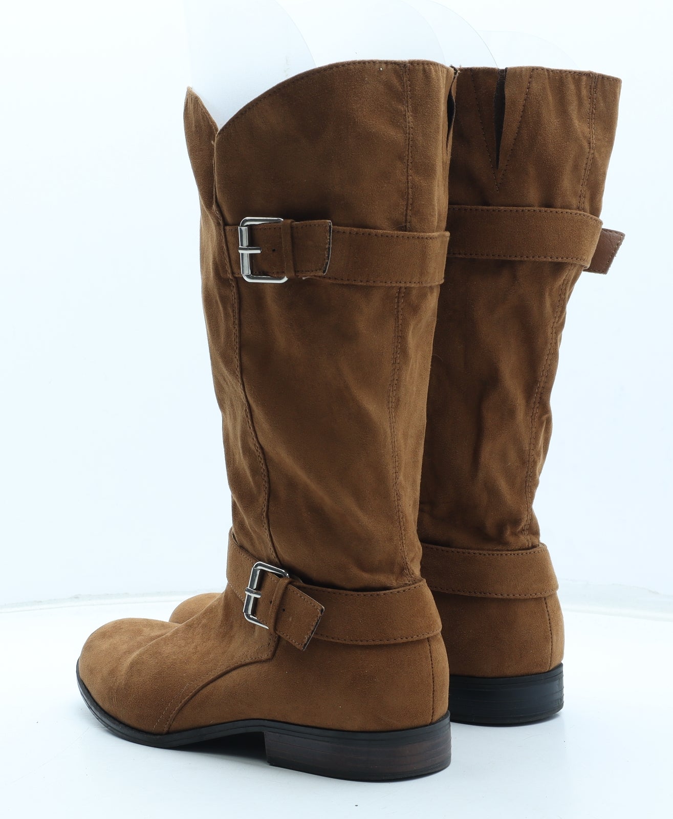 Papaya Womens Brown Polyurethane Bootie Boot UK