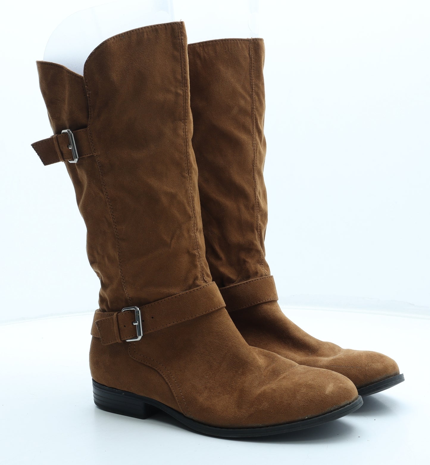 Papaya Womens Brown Polyurethane Bootie Boot UK
