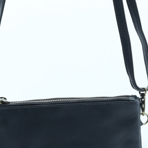RE Designed Womens Blue Polyurethane Crossbody Size Small