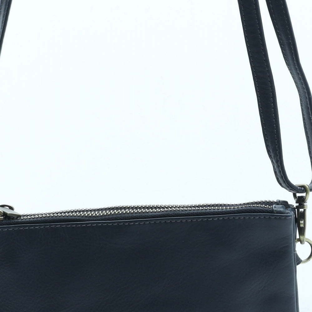 RE Designed Womens Blue Polyurethane Crossbody Size Small