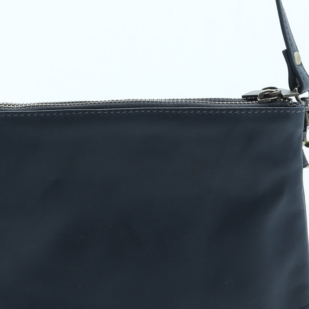RE Designed Womens Blue Polyurethane Crossbody Size Small