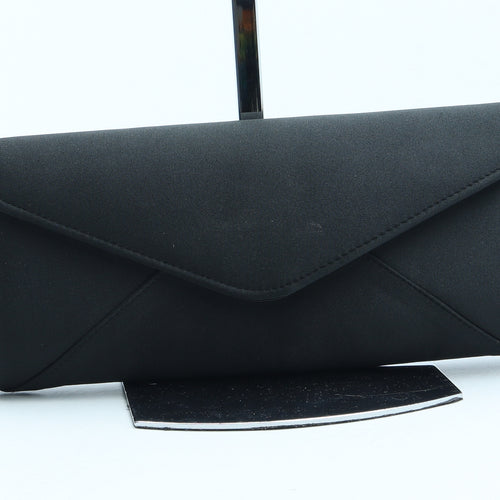 Preworn Womens Black Polyester Clutch Size Small