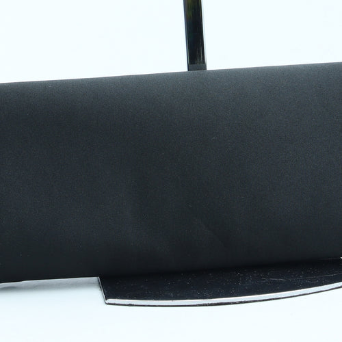 Preworn Womens Black Polyester Clutch Size Small