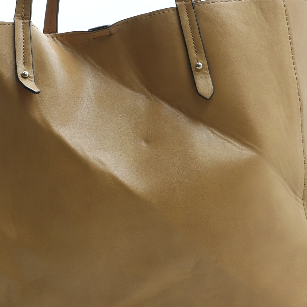Gap Womens Orange Polyurethane Tote Size Large