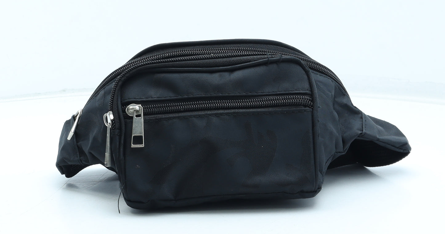 Boohoo Mens Black Polyester Belt Bag & Waist Pack Size Small