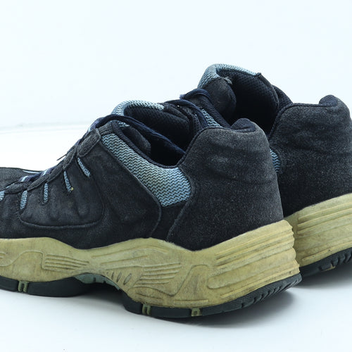 Preworn Womens Blue Leather Trainer UK