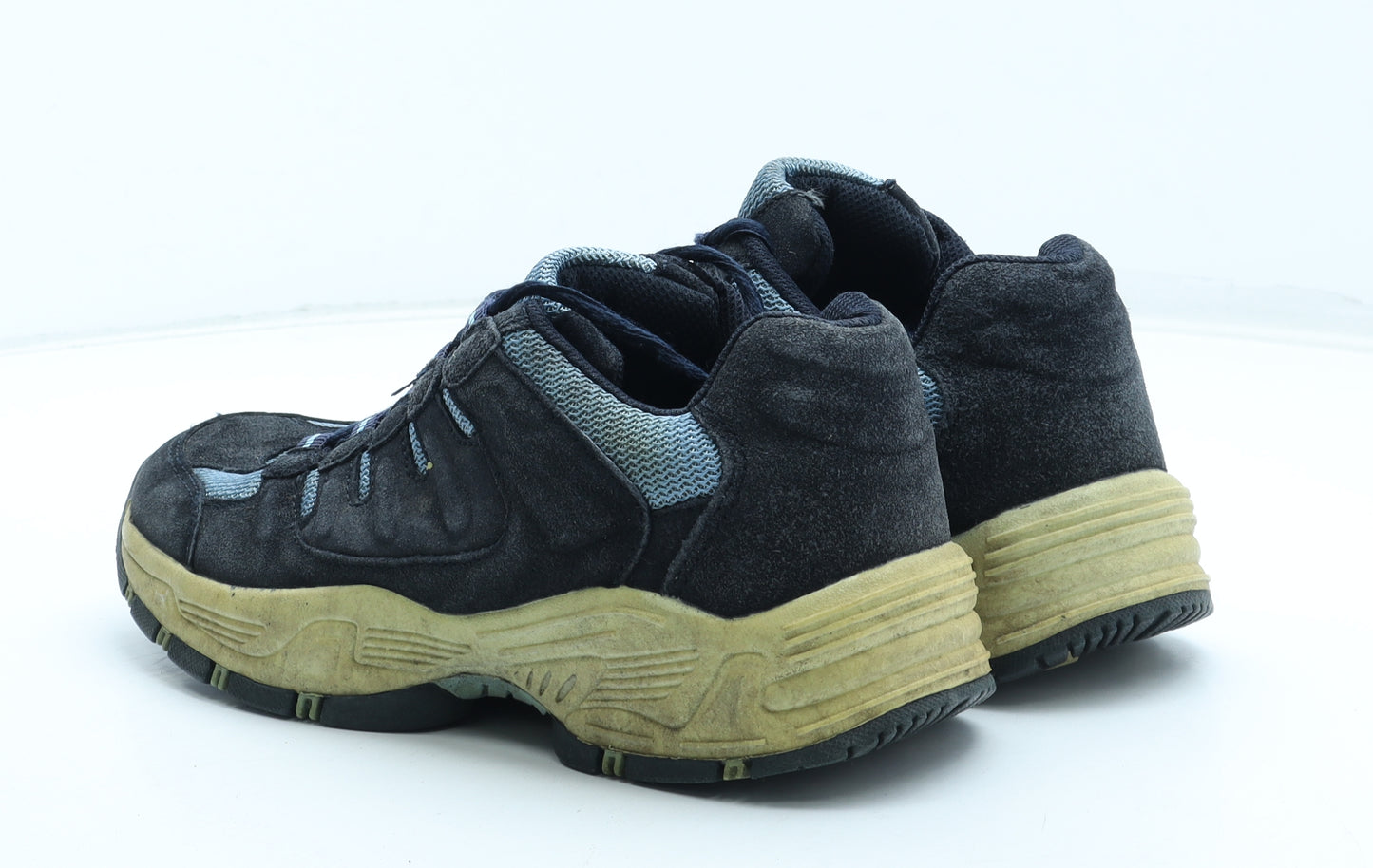 Preworn Womens Blue Leather Trainer UK