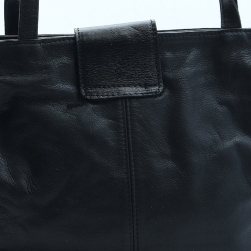 Florence Womens Black Leather Top Handle Bag Size Medium