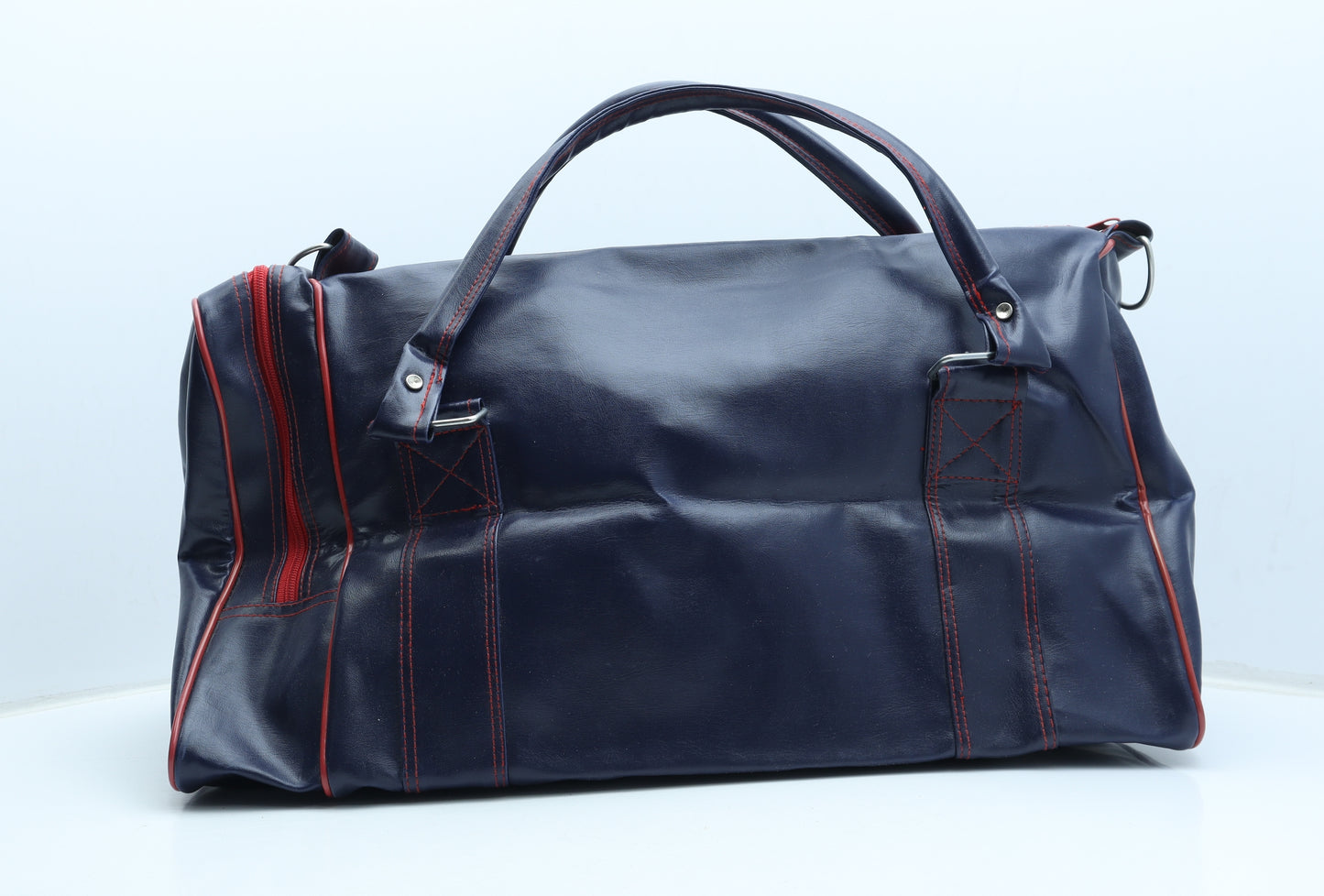 Preworn Womens Blue Polyurethane Duffle Size Extra Large