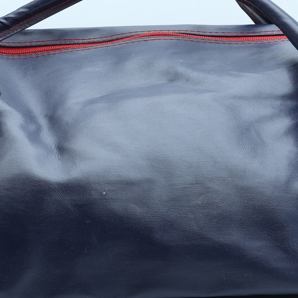 Preworn Womens Blue Polyurethane Duffle Size Extra Large