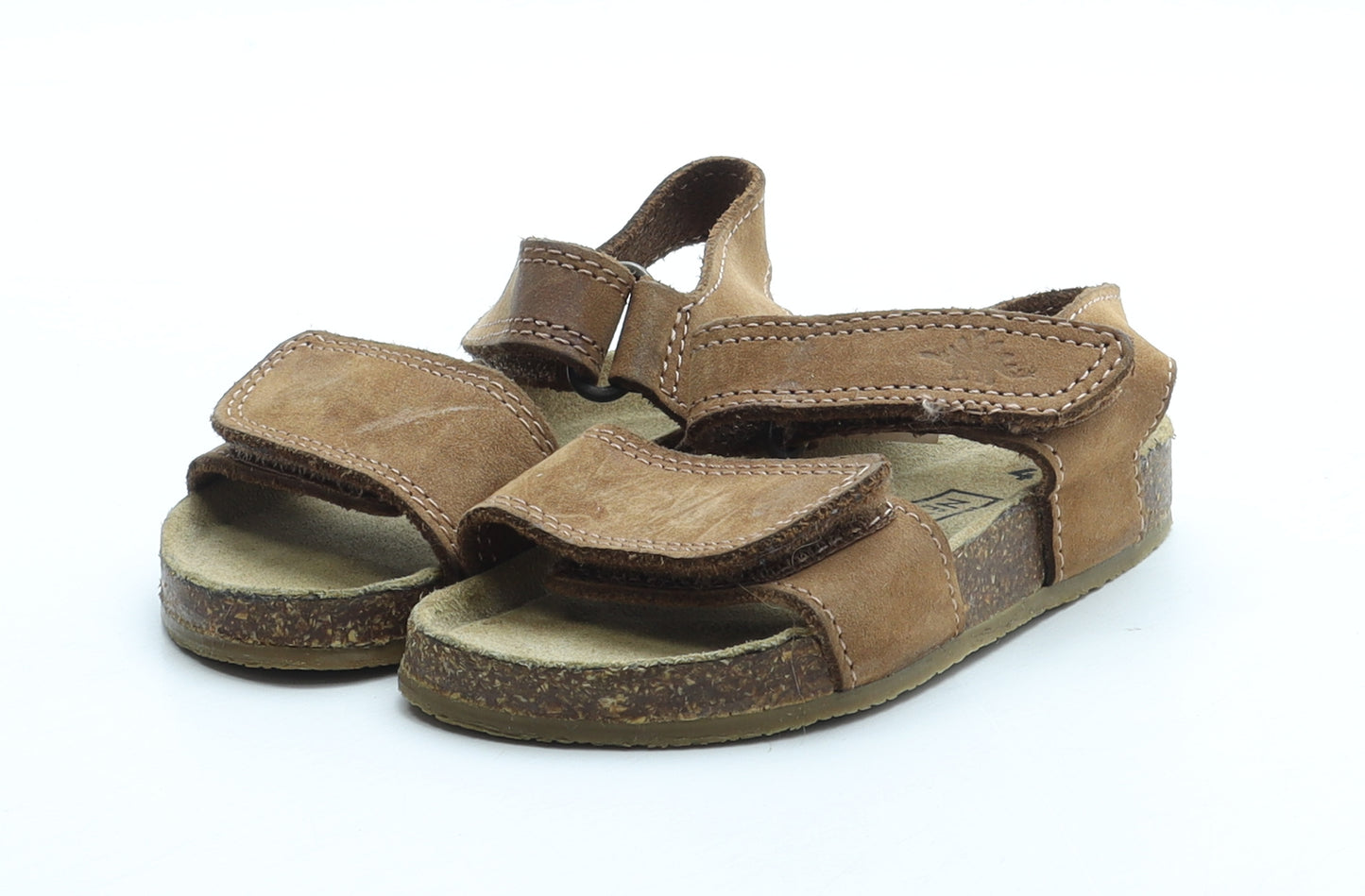 NEXT Boys Brown Leather Fisherman Sandal UK 4 20