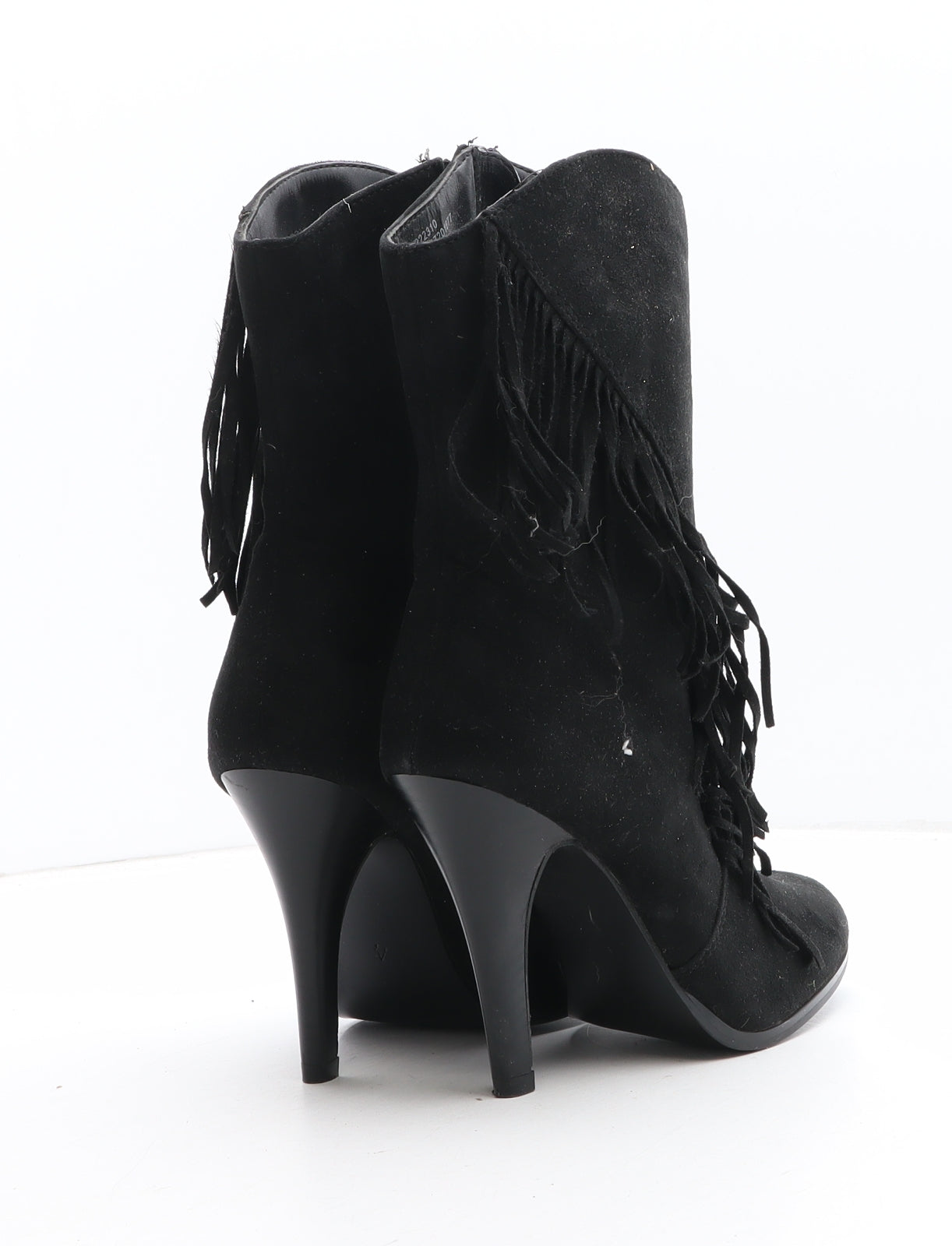 F&F Womens Black Synthetic Bootie Boot UK