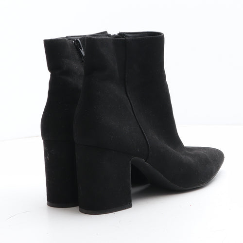 New Look Womens Black Synthetic Bootie Boot UK