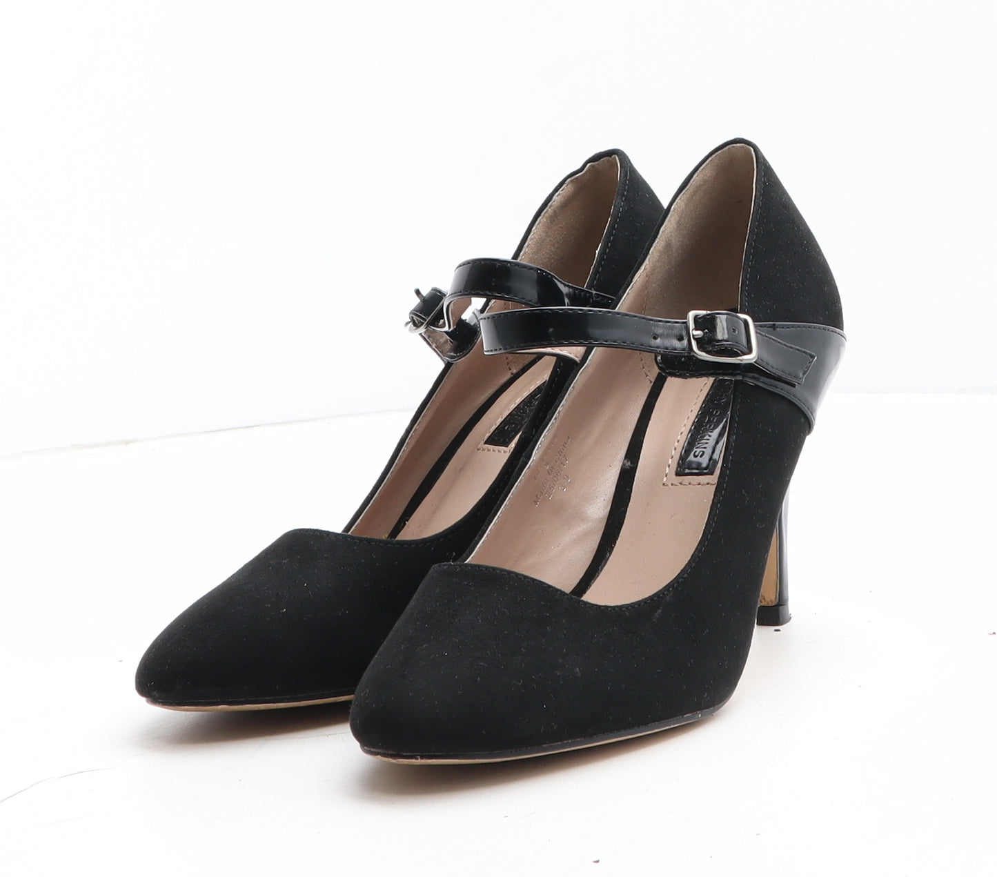 Dorothy Perkins Womens Black Synthetic Court Heel UK - Mary Jane Style
