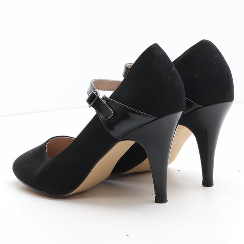 Dorothy Perkins Womens Black Synthetic Court Heel UK - Mary Jane Style