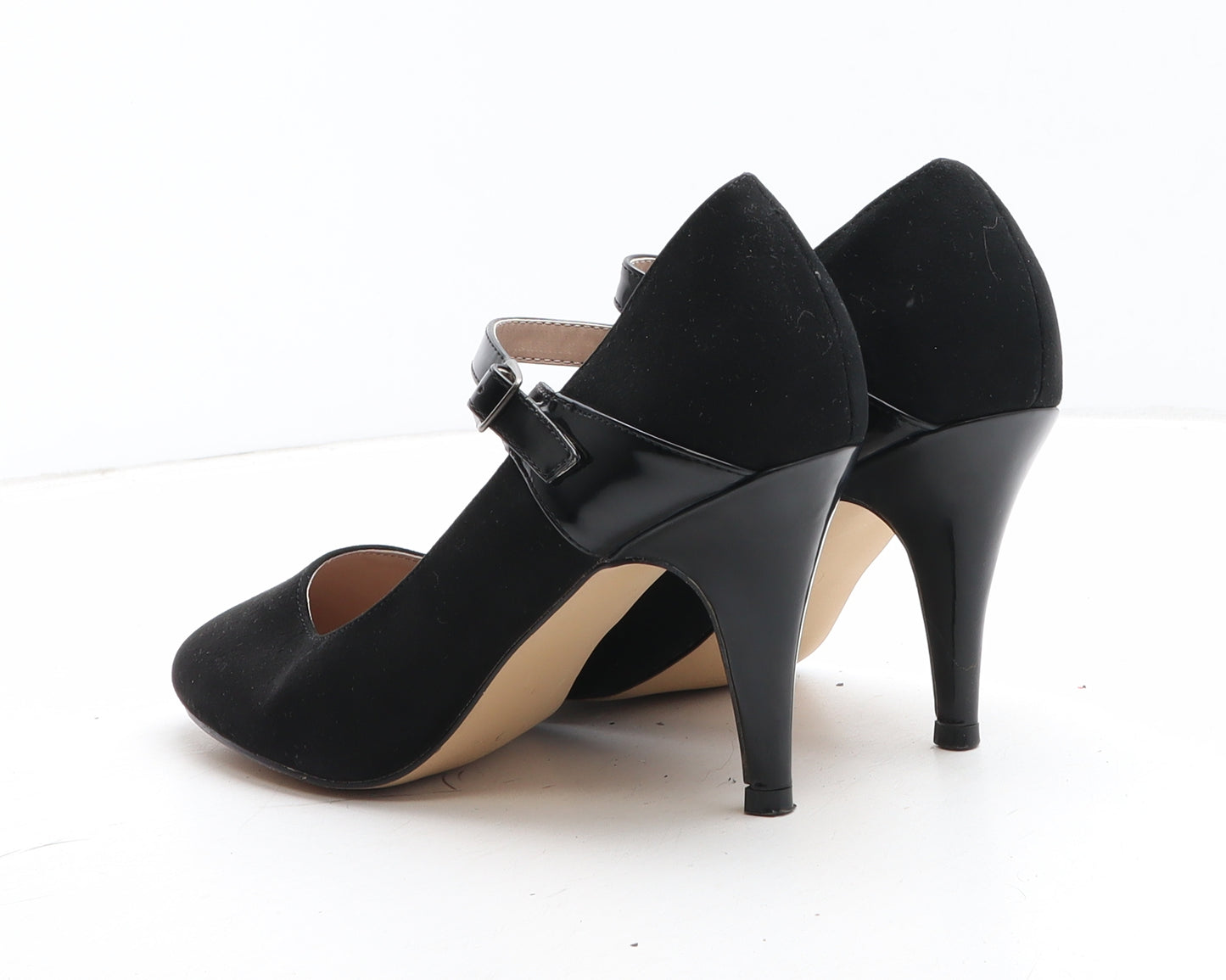 Dorothy Perkins Womens Black Synthetic Court Heel UK - Mary Jane Style