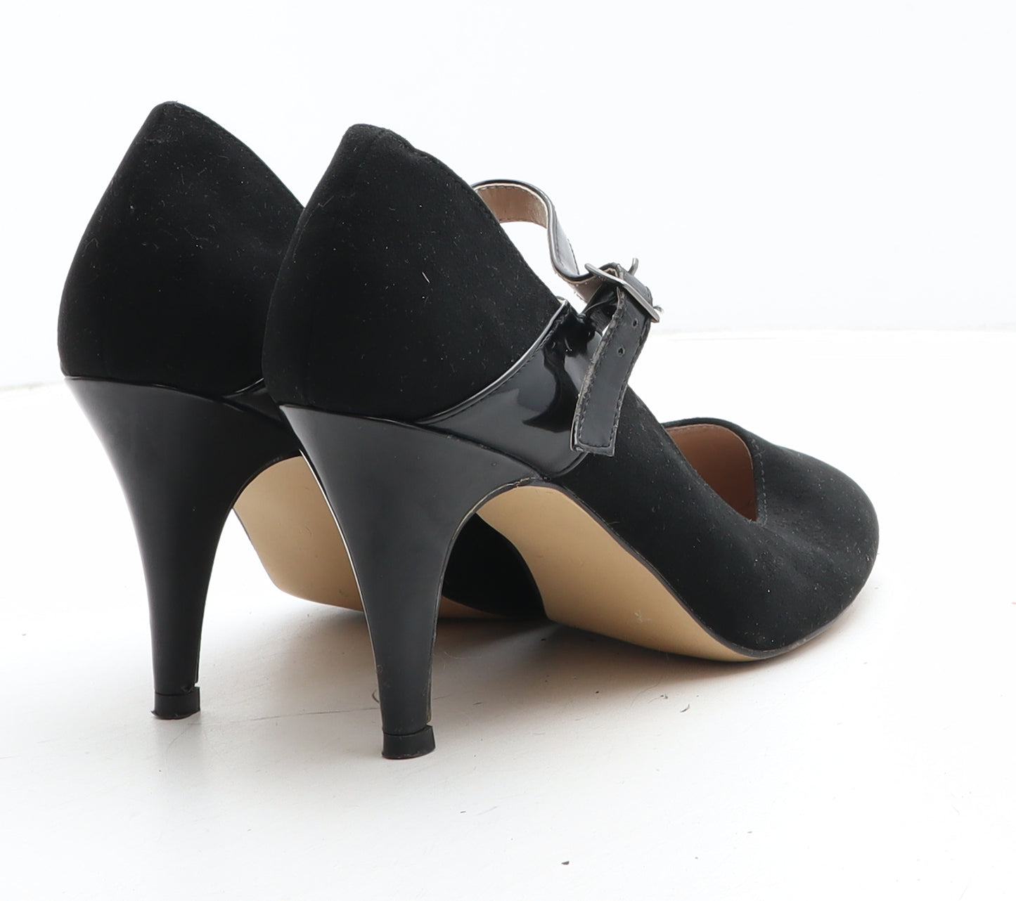 Dorothy Perkins Womens Black Synthetic Court Heel UK - Mary Jane Style
