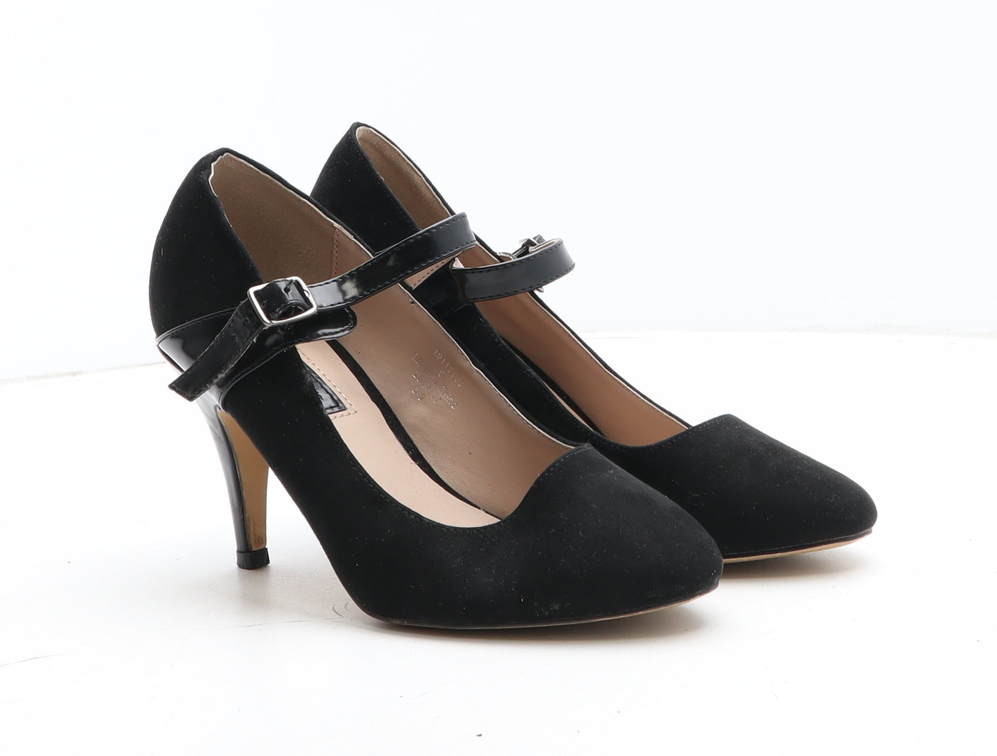 Dorothy Perkins Womens Black Synthetic Court Heel UK - Mary Jane Style