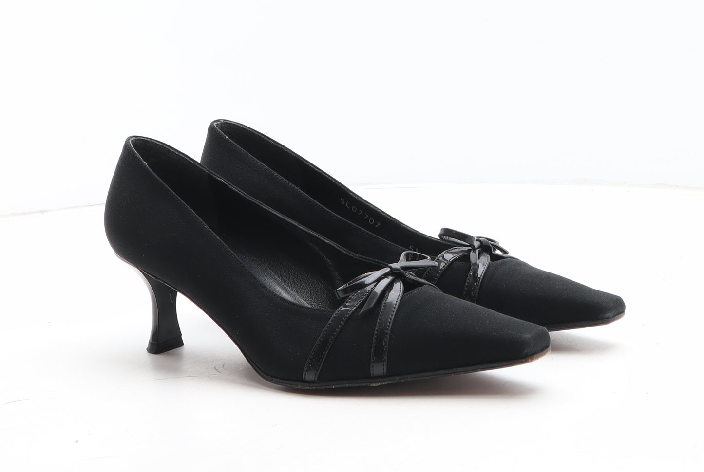 Russell & Bromley Womens Black Polyester Court Heel UK