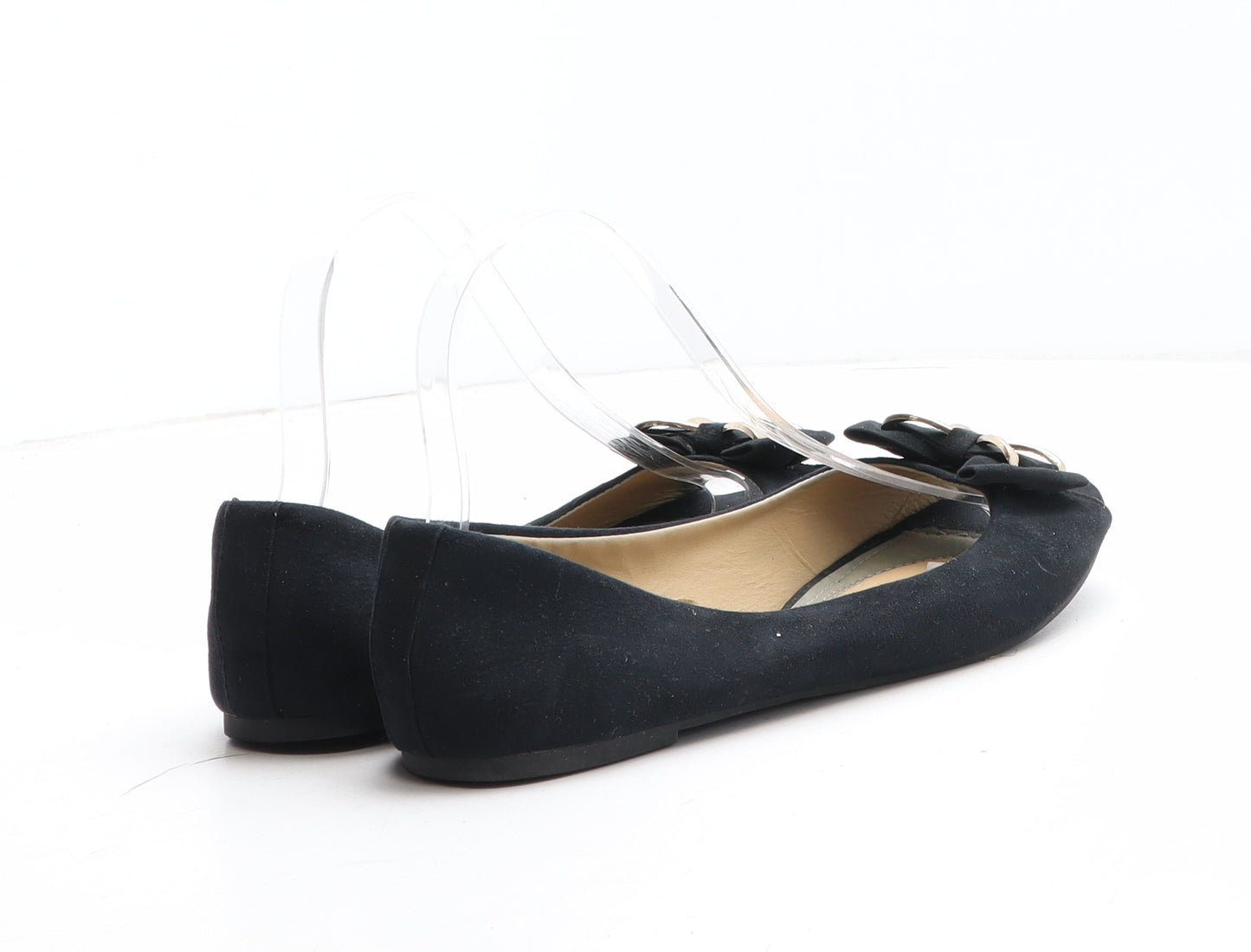 Sole Desire Womens Black Synthetic Flat UK