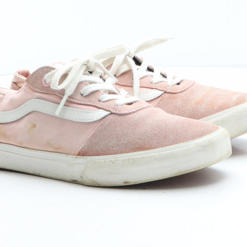 VANS Womens Pink Synthetic Trainer UK