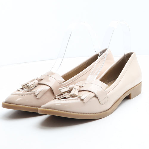 Atmosphere Womens Beige Synthetic Moccasin Casual UK