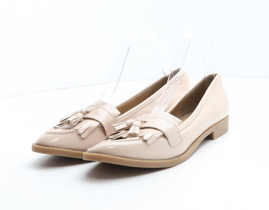 Atmosphere Womens Beige Synthetic Moccasin Casual UK