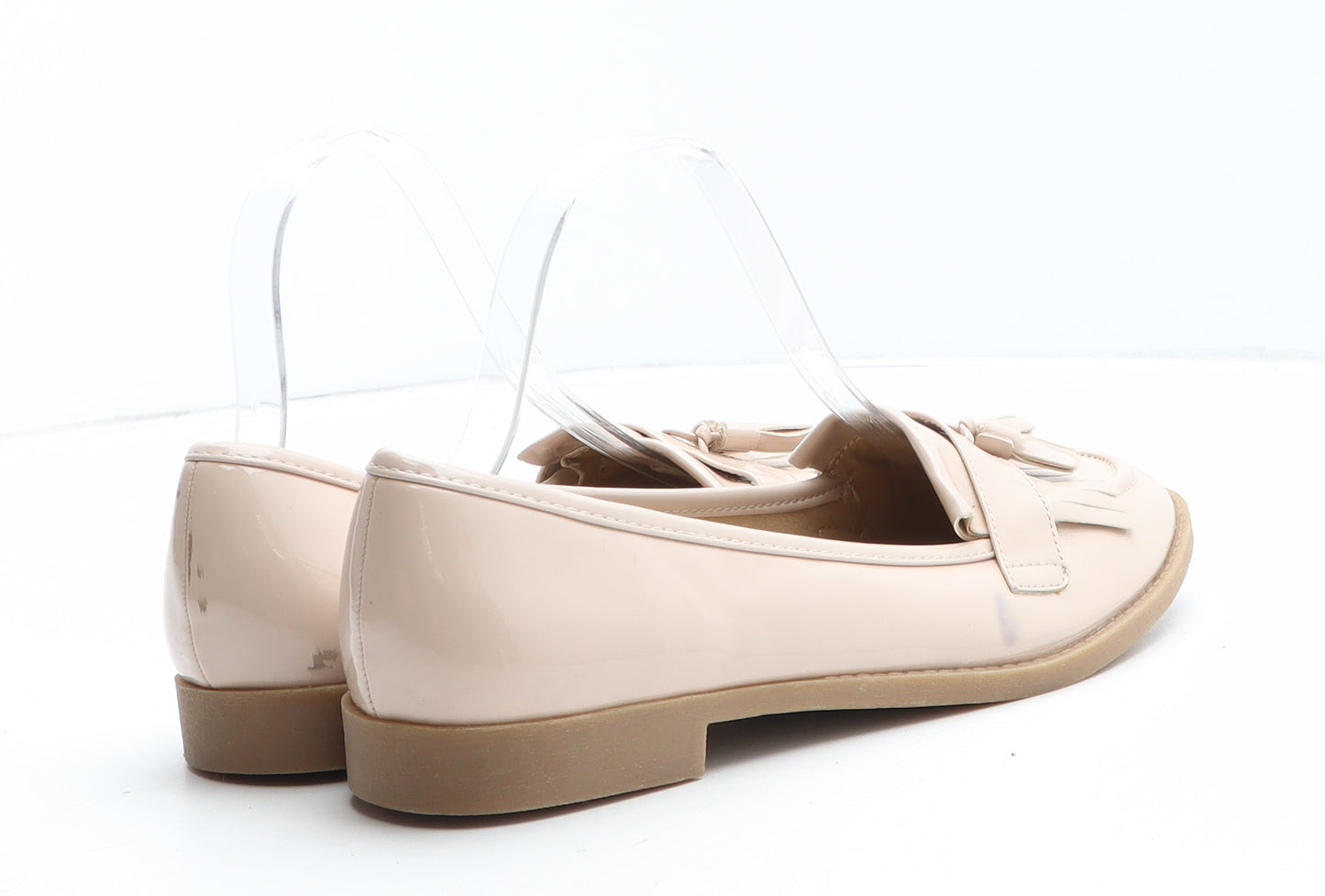 Atmosphere Womens Beige Synthetic Moccasin Casual UK