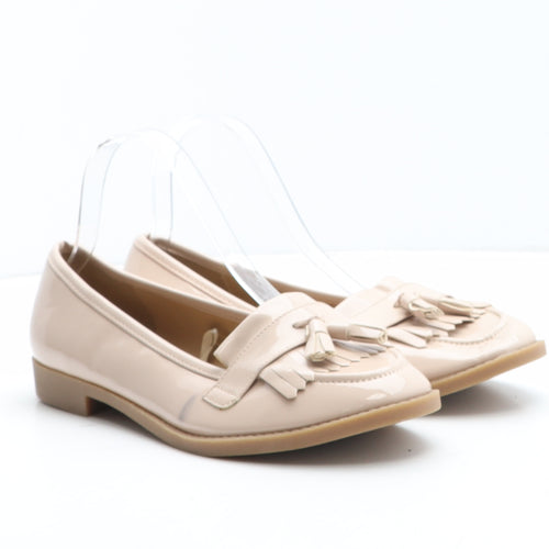 Atmosphere Womens Beige Synthetic Moccasin Casual UK