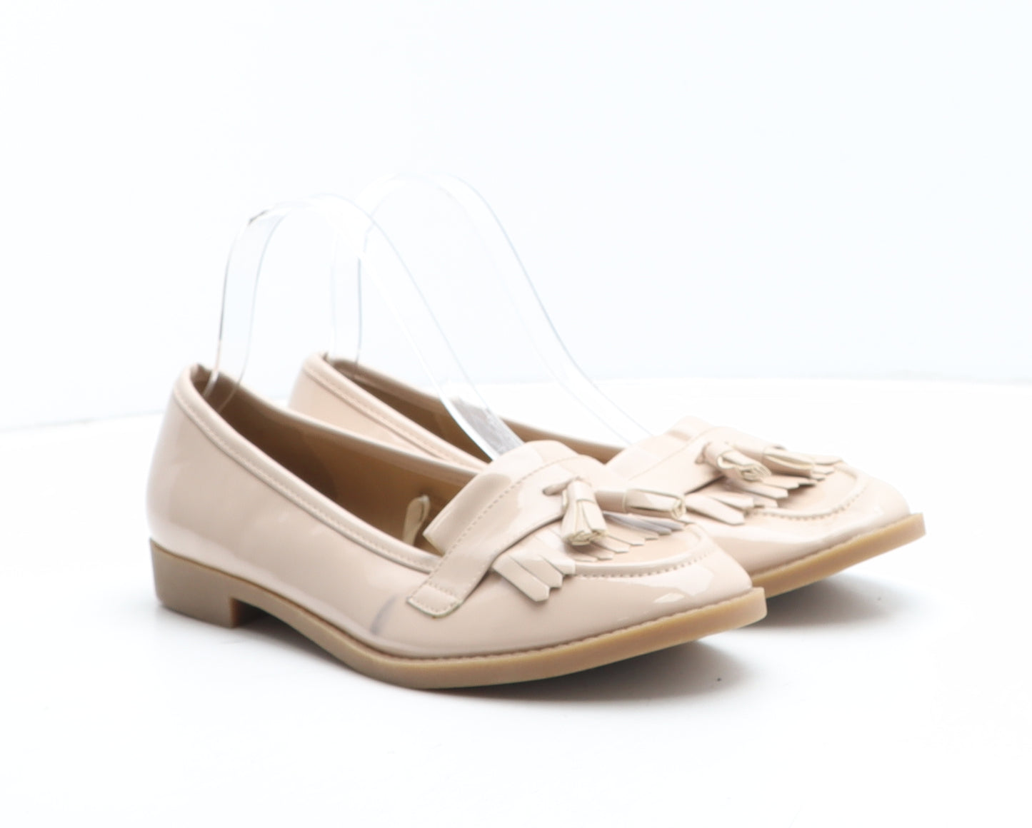 Atmosphere Womens Beige Synthetic Moccasin Casual UK