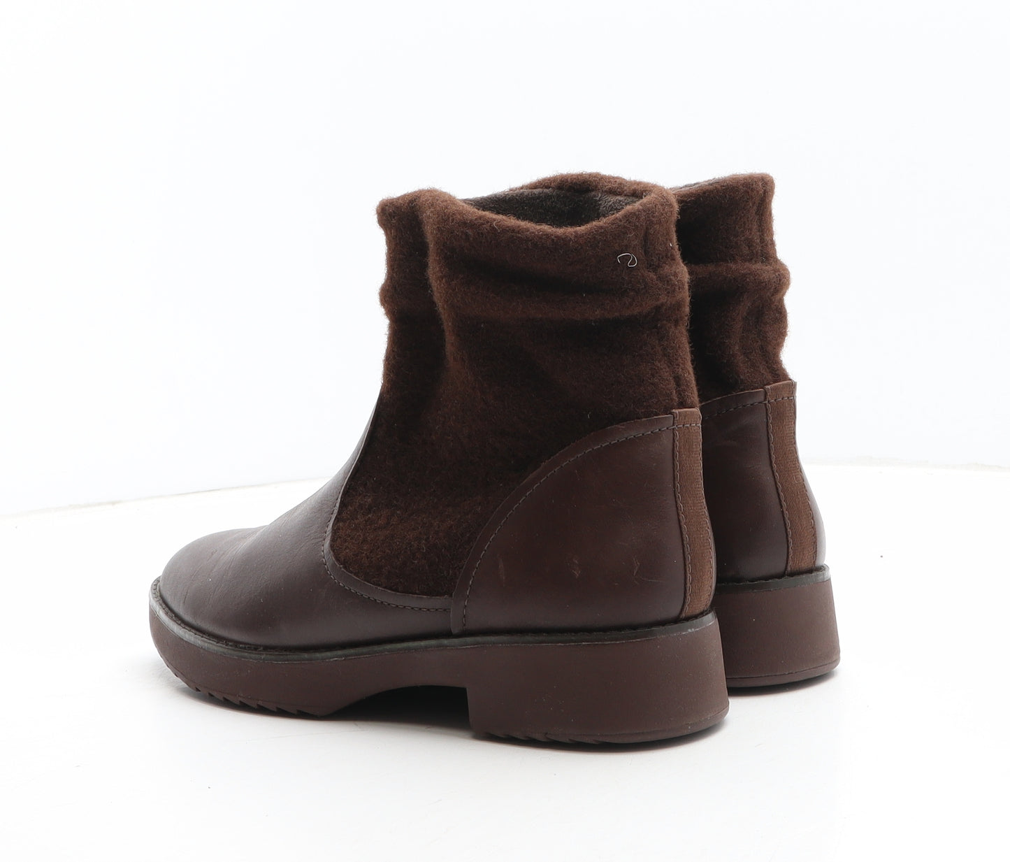 FitFlop Womens Brown Synthetic Bootie Boot UK