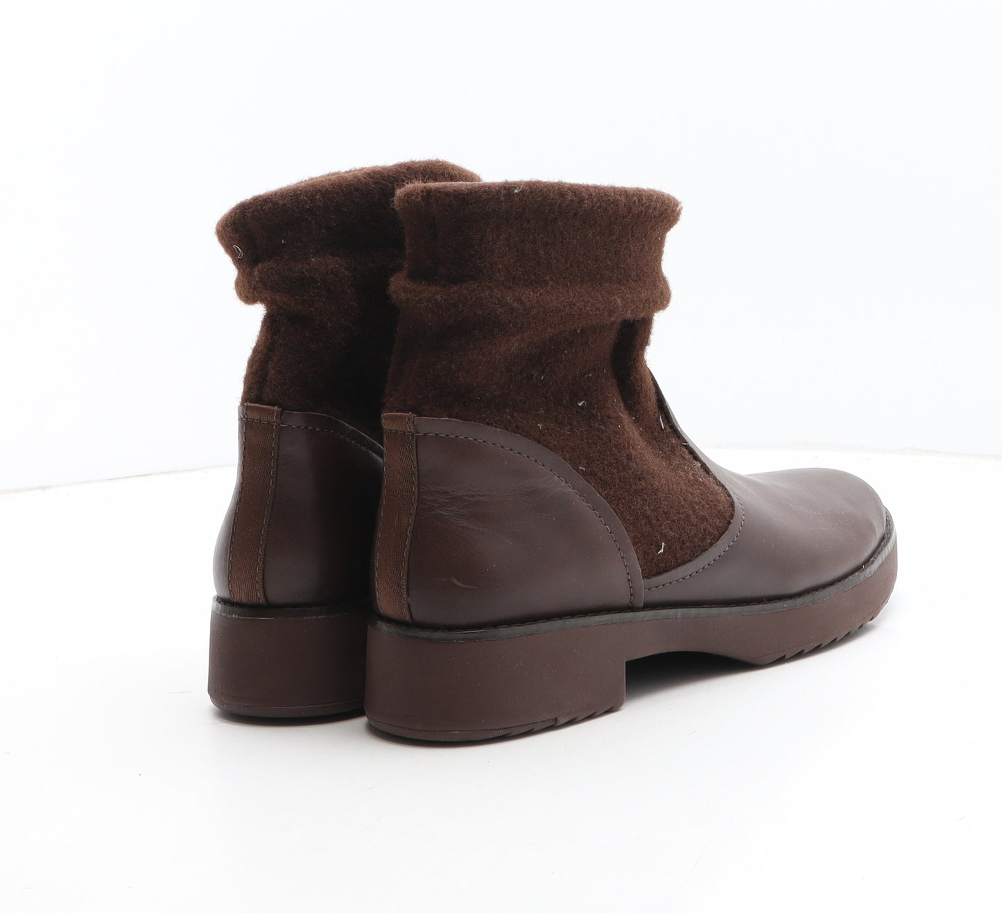 FitFlop Womens Brown Synthetic Bootie Boot UK