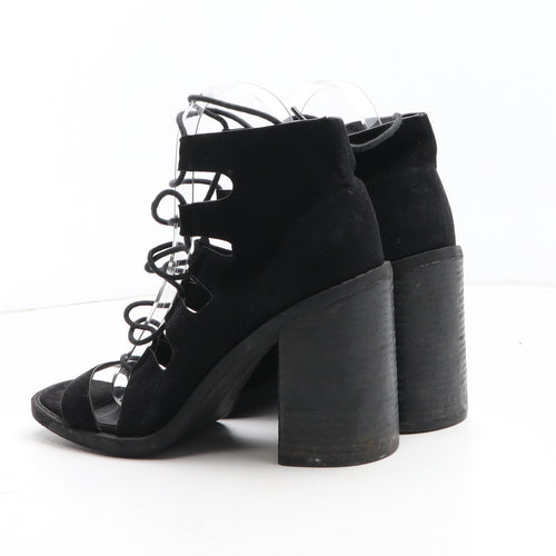ASOS Womens Black Synthetic Gladiator Heel UK