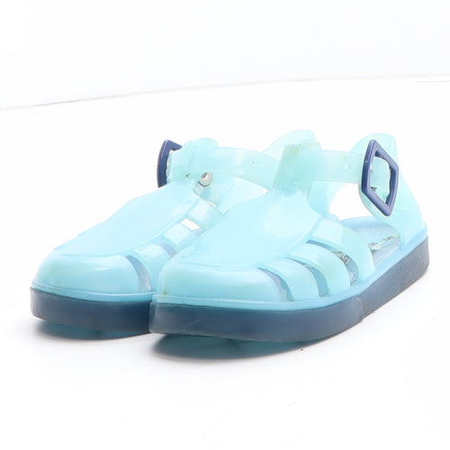 Preworn Boys Blue Synthetic Fisherman Sandal UK 5