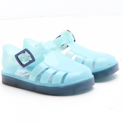 Preworn Boys Blue Synthetic Fisherman Sandal UK 5