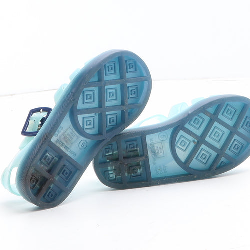 Preworn Boys Blue Synthetic Fisherman Sandal UK 5