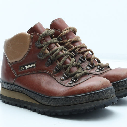 Berghaus Womens Brown Leather Combat Boot UK - Estimated UK Size 5