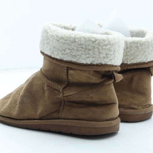 Atmosphere Womens Brown Polyester Shearling Style Boot UK