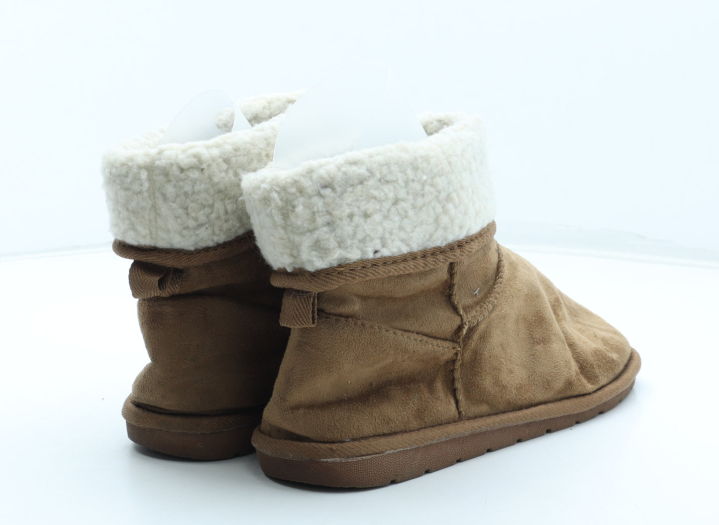 Atmosphere Womens Brown Polyester Shearling Style Boot UK