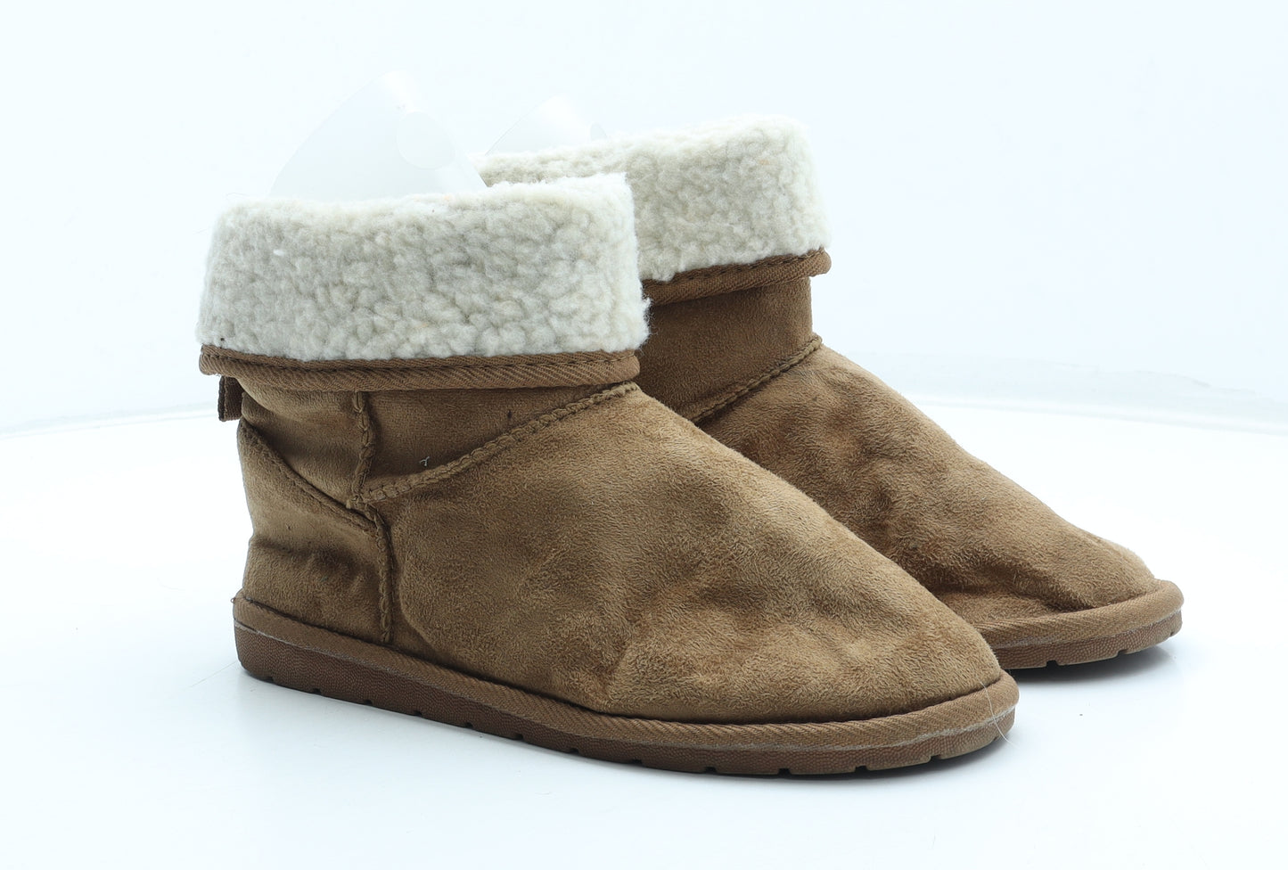 Atmosphere Womens Brown Polyester Shearling Style Boot UK