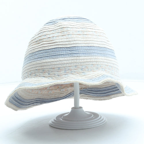 George Girls Multicoloured Striped Polyester Sun Hat Size S - Size 1-3 Years