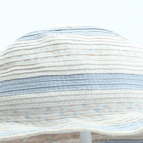 George Girls Multicoloured Striped Polyester Sun Hat Size S - Size 1-3 Years