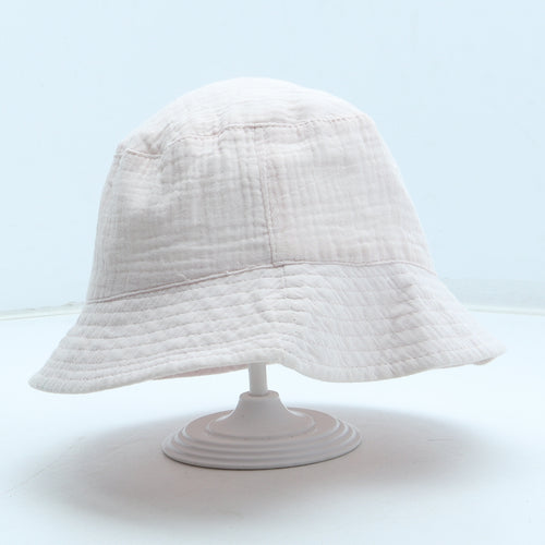 F&F Girls Pink Cotton Bucket Hat Size S - Size 7-10 years