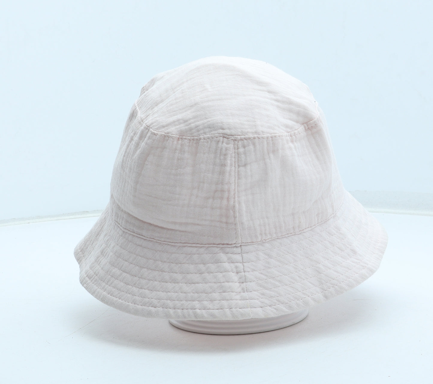 F&F Girls Pink Cotton Bucket Hat Size S - Size 7-10 years