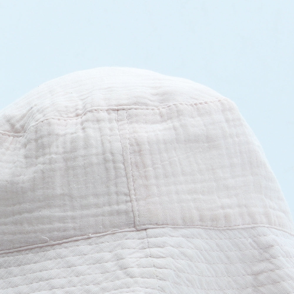F&F Girls Pink Cotton Bucket Hat Size S - Size 7-10 years