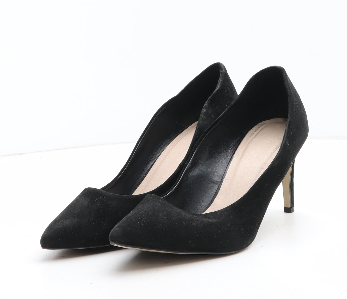 Office Womens Black Synthetic Court Heel UK