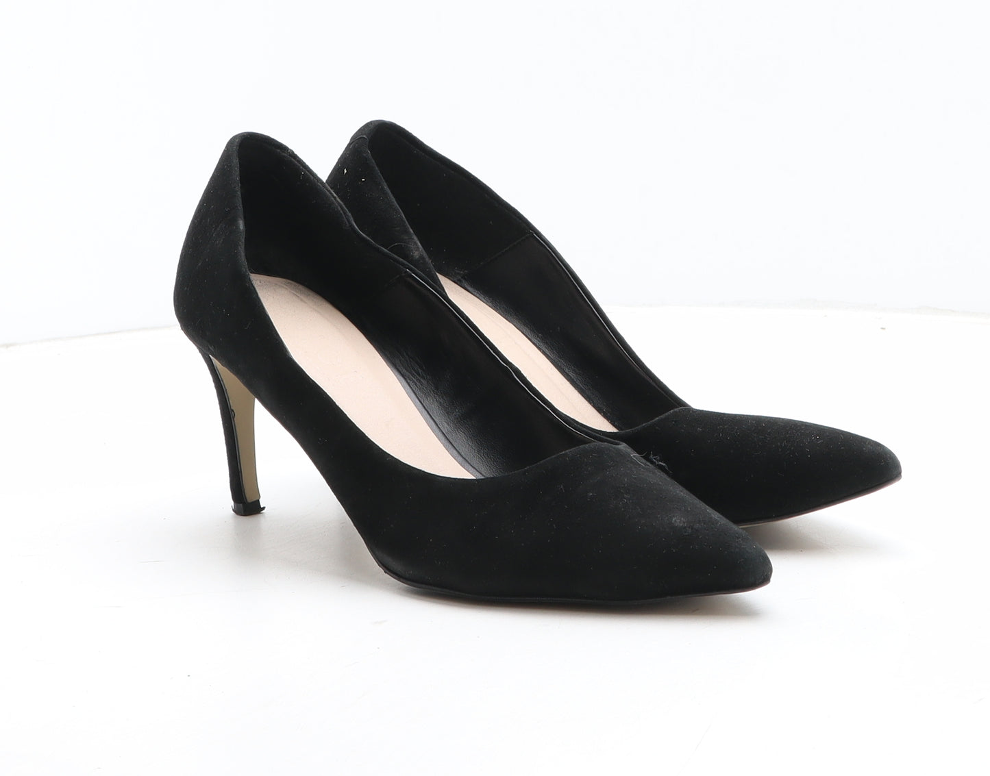 Office Womens Black Synthetic Court Heel UK