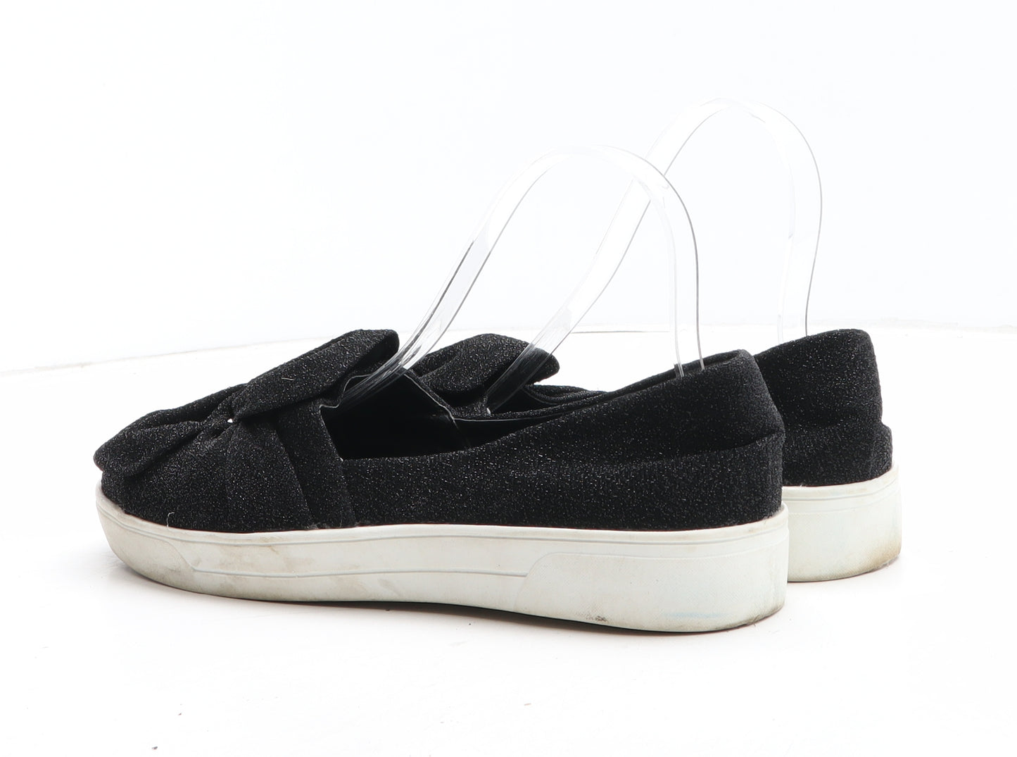 Very Womens Black Synthetic Slip On Casual UK