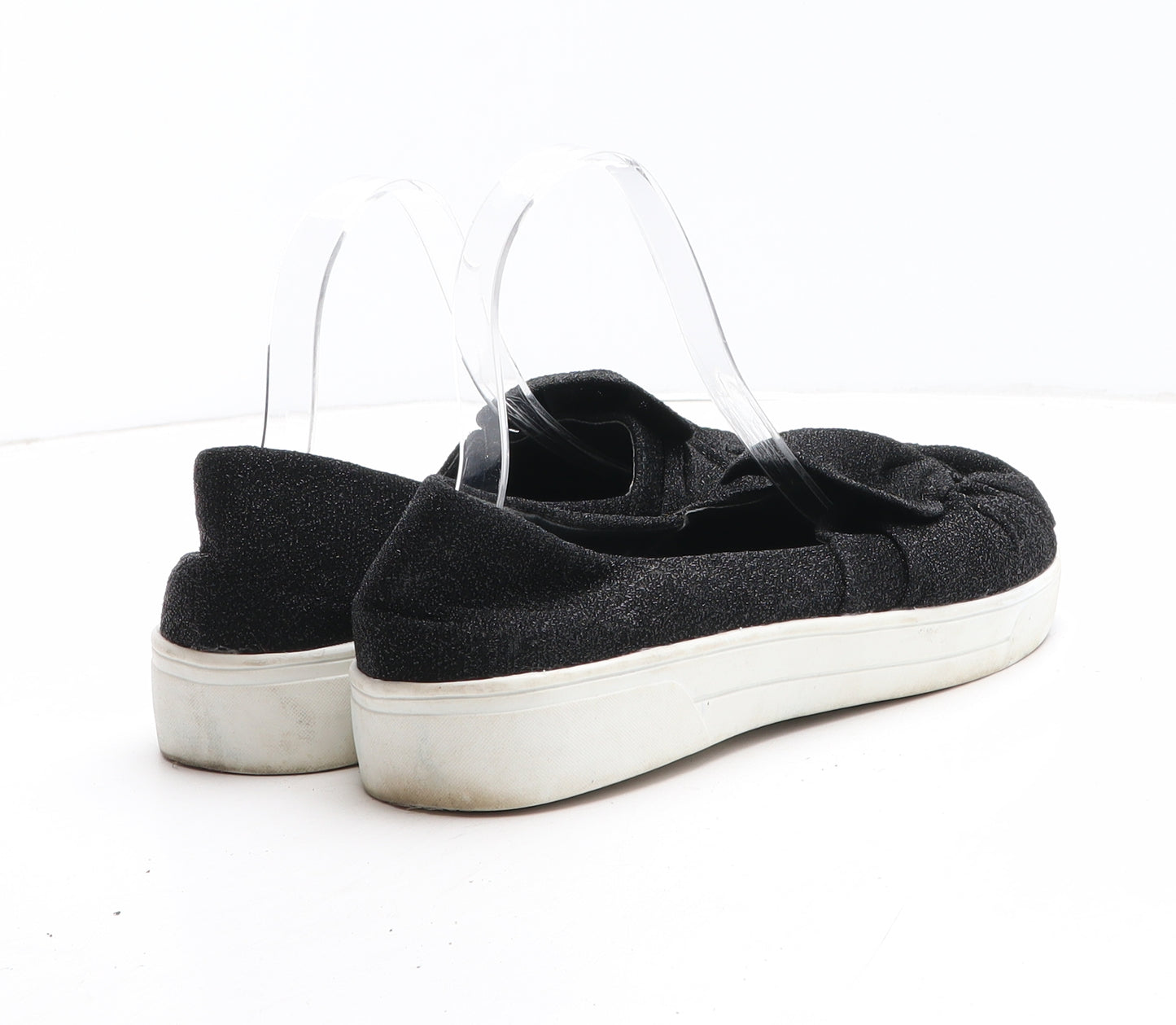 Very Womens Black Synthetic Slip On Casual UK